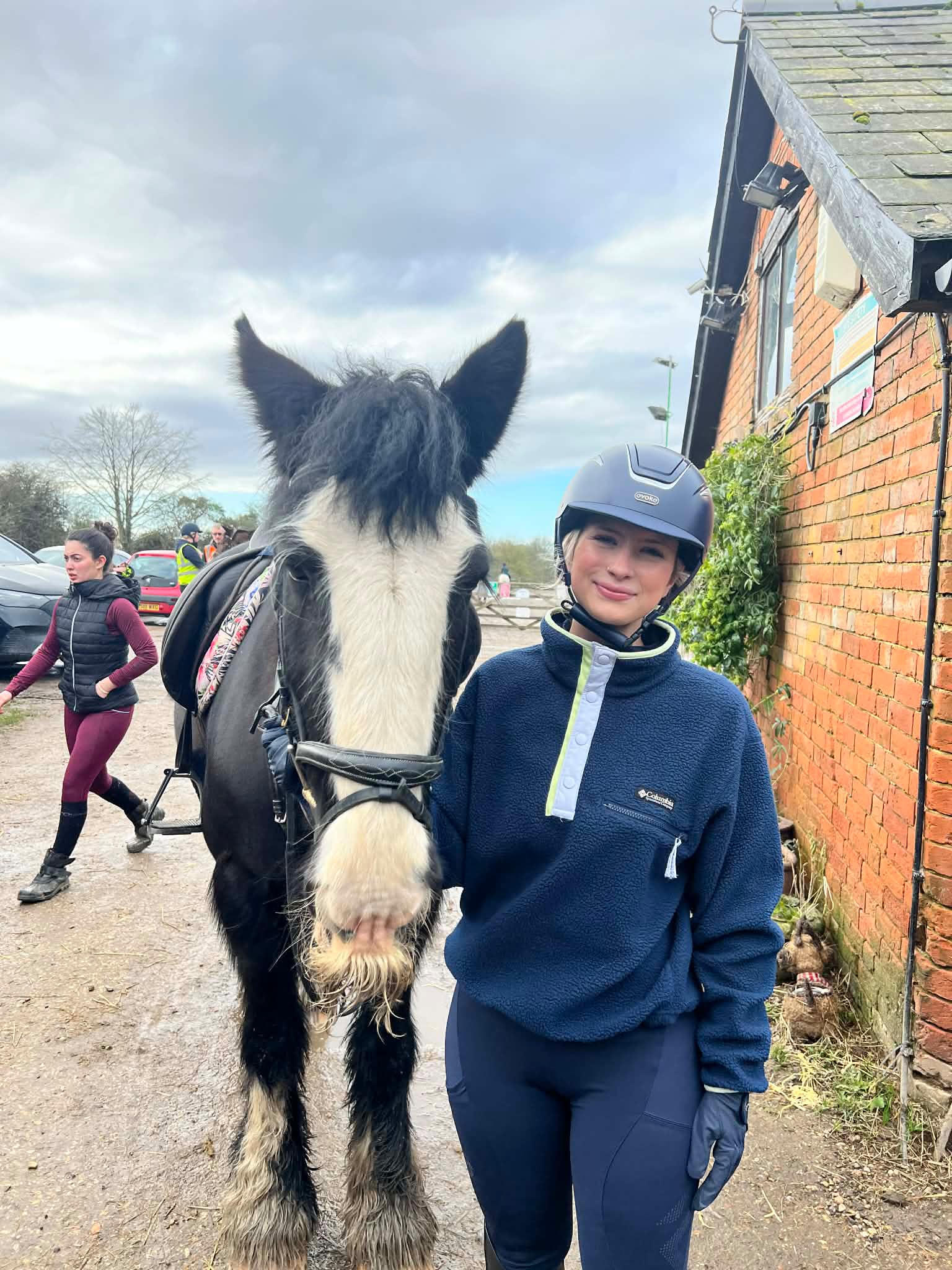 Phoebe with a horse
